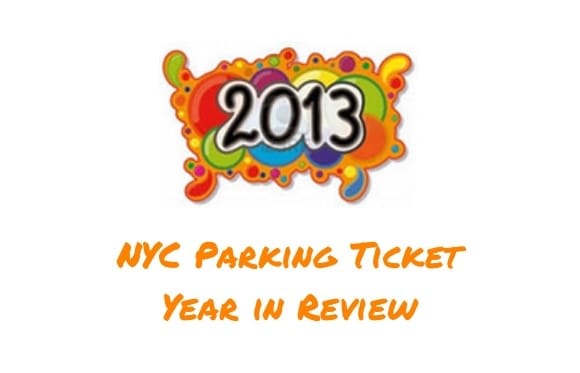 NYC parking ticket highlights for 2013