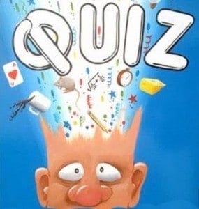 This cartoon-like image of a head exploding open with the words "QUIZ" coming out