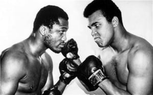 This is an image of Frazier and Ali getting ready for a fight just like we fight your NYC parking tickets
